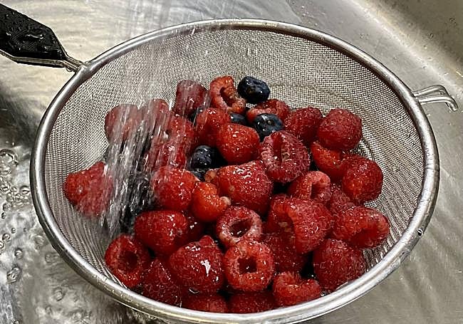 Lavaremos muy bien la fruta