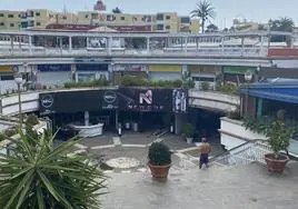 Vista general de las instalaciones del centro comercial Plaza en Playa del Inglés.