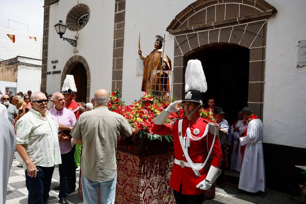 La procesión de San Lorenzo, en imágenes