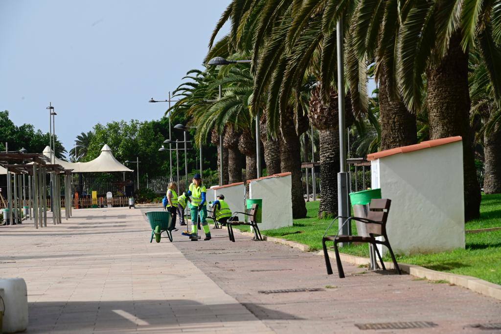 Zafarrancho en el Parque del Sur