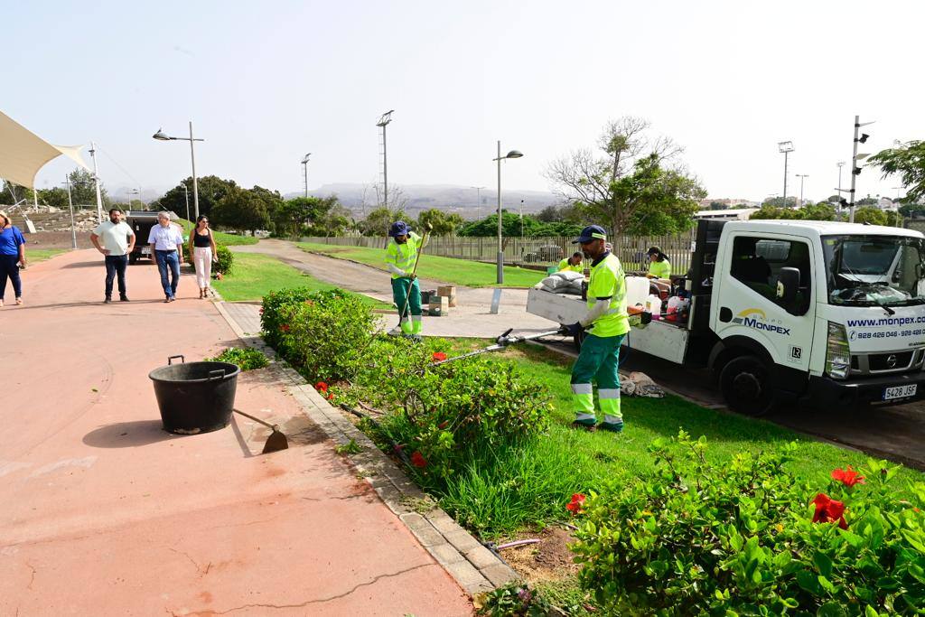 Zafarrancho en el Parque del Sur