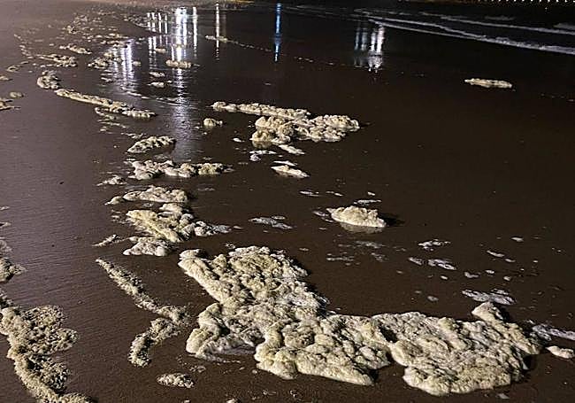 Detalle de la espuma.