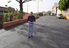 Teodoro Sosa, alcalde de Gäldar, en el Camino El Fondillo.