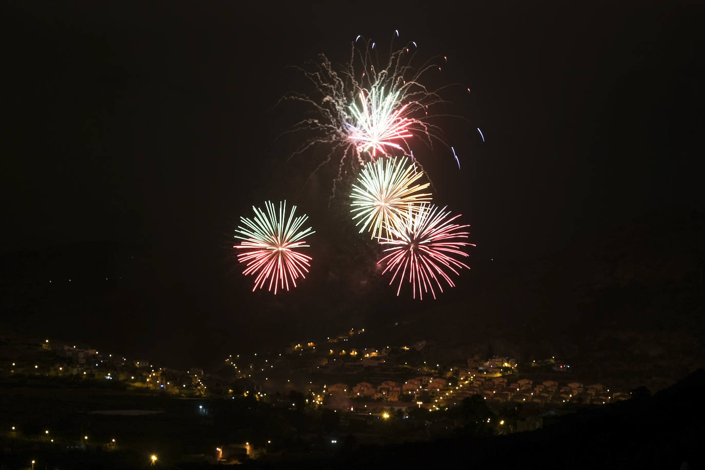 Imagen de la gran quema de fuegos artificiales de 2022.