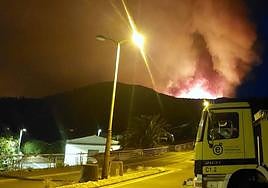 Bomberos de Gran Canaria se desplazaron a Tenerife.