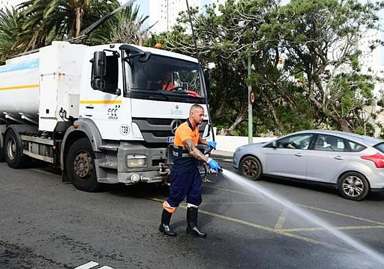 Plan de acción de Parques y Jardines de Limpieza en Las Palmas de Gran Canaria.