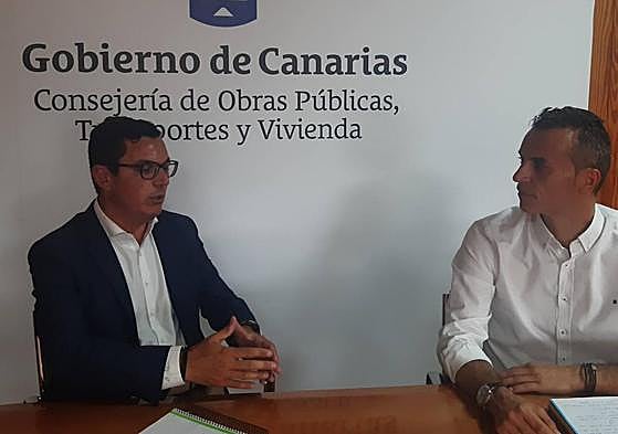 Pablo Rodríguez, a la izquierda, y Víctor Hernández.