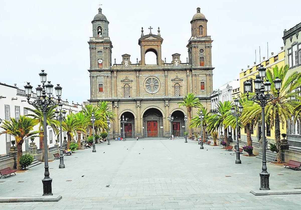 Imagen de archivo de la Catedral de Canarias.