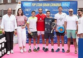 Los campeones masculinos del FIP Star Gran Canaria.