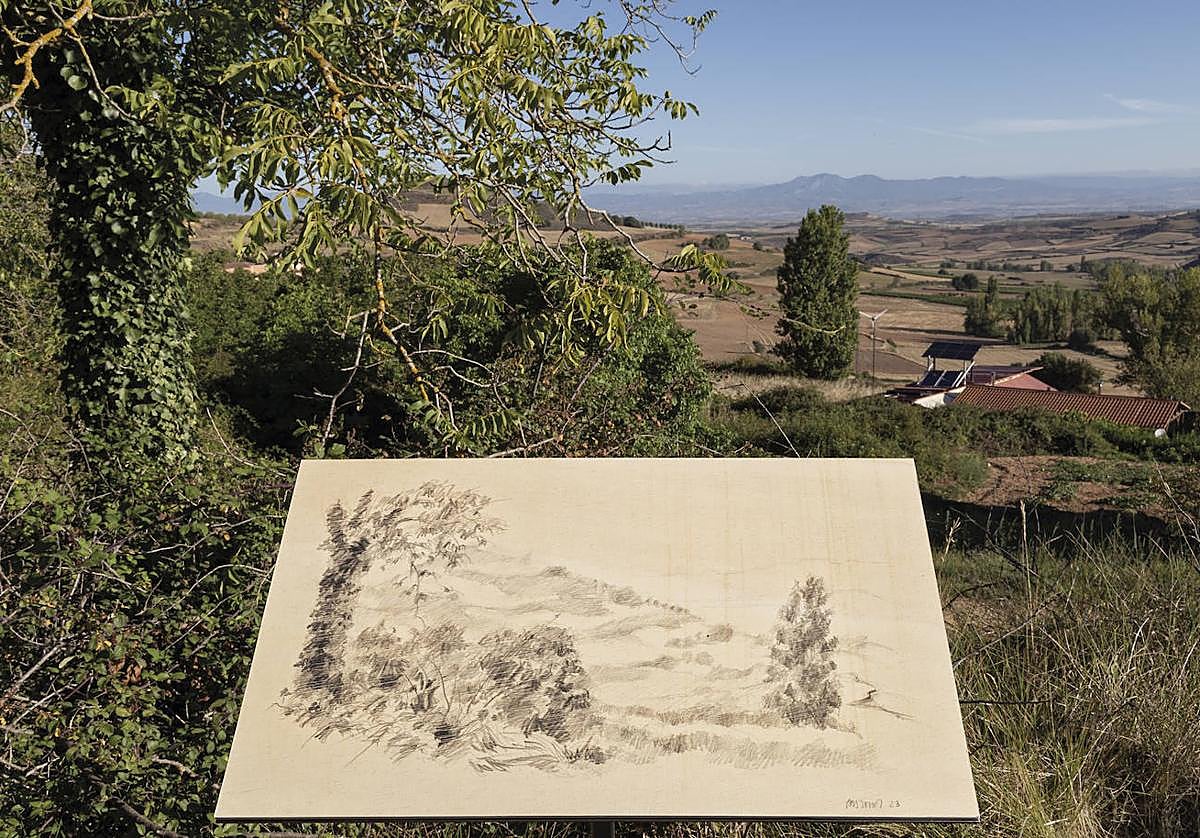 Una de las piezas de la serie de Rosa Castellot, en Santa Lucía.