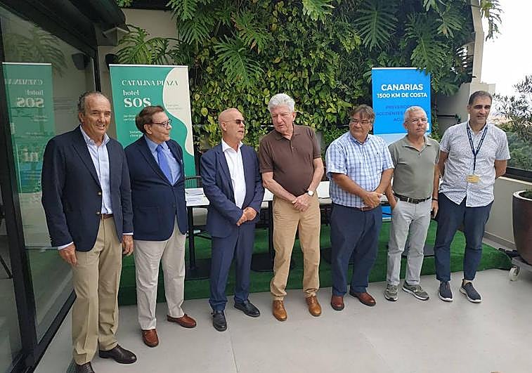 Momentos previos a la rueda de prensa para presentar la campaña.