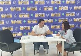 Héctor Suárez y Pilar Mesa acudieron a la reunión, a la que faltó el concejal Juan Francisco Martel.