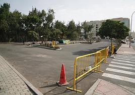 Espacio cerrado hace días.