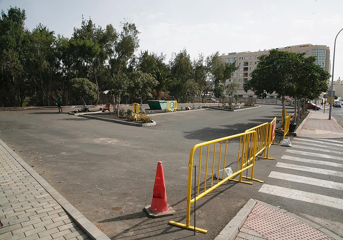 Espacio cerrado hace días.