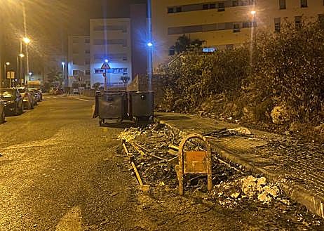 Imagen secundaria 1 - Más imágenes de los incidentes. 