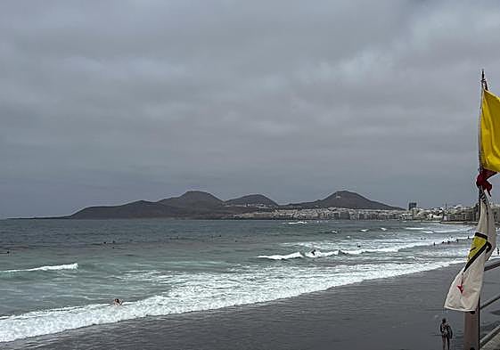 Imagen de la playa de Las Canteras, en la capital grancanaria.
