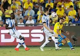 Benito, durante el encuentro del pasado viernes ante la Real Sociedad.