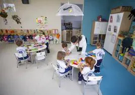 Aula de primer ciclo de Infantil en un colegio público grancanario.