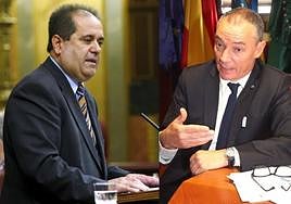 Perestelo (izq.) y Padilla (der.) entre los nuevos nombramientos del Gobierno canario.