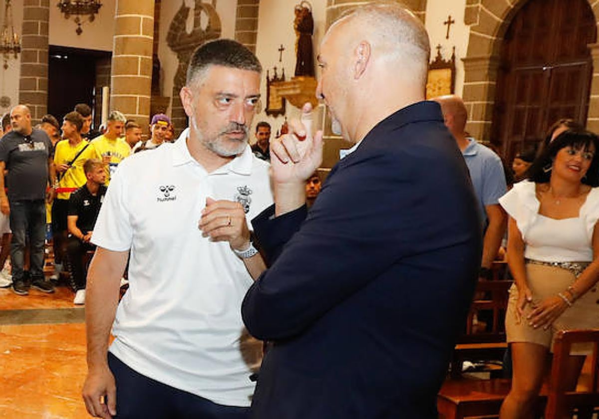 Pimienta, en conversación con Miguel Ángel Ramírez.