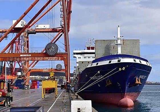 Imagen del puerto de Las Palmas.