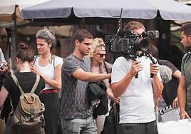 Foto genérica de un rodaje.