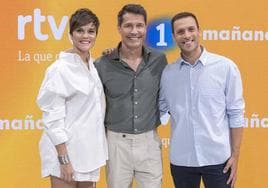 Miriam Moreno, Jaime Cantizano y Marc Santandreu, los presentadores de 'Mañaneros'.