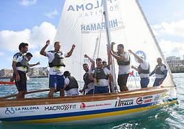 El Pueblo Guanche celebra otro entorchado en la Vela Latina Canaria este curso.