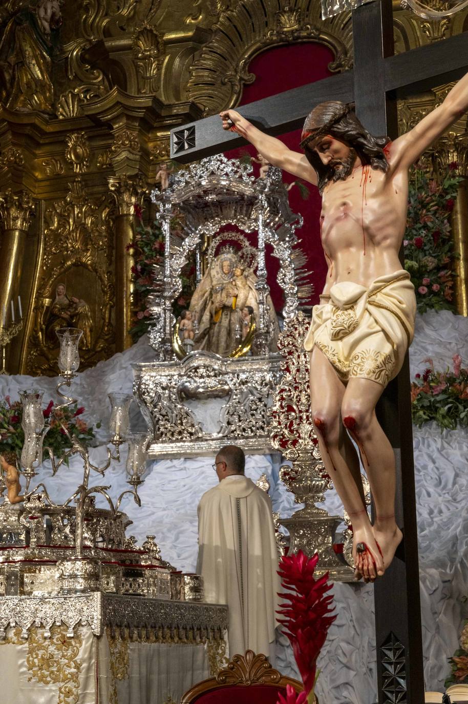 La bajada de la Virgen del Pino del Camarín, en imágenes