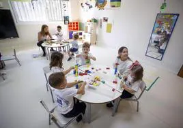 Aula de primer ciclo de Infantil que abrió el curso pasado en un colegio público grancanario.