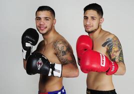 Aramis Torres y Samuel Carmona, en un reportaje conjunto de sus tiempos en el boxeo amateur.