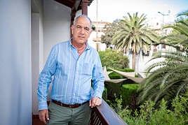 El alcalde de Teror, Sergio Nuez Ramos, en la corporación municipal.