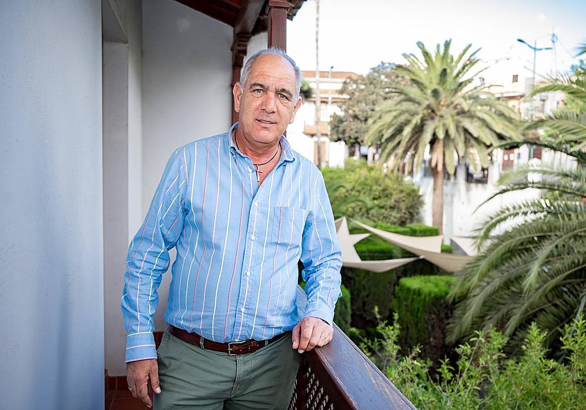 El alcalde de Teror, Sergio Nuez Ramos, en la corporación municipal.