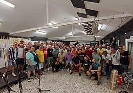 Imagen reciente de Los Chacho'Tú durante el comienzo de los ensayos para el próximo carnaval 2024.