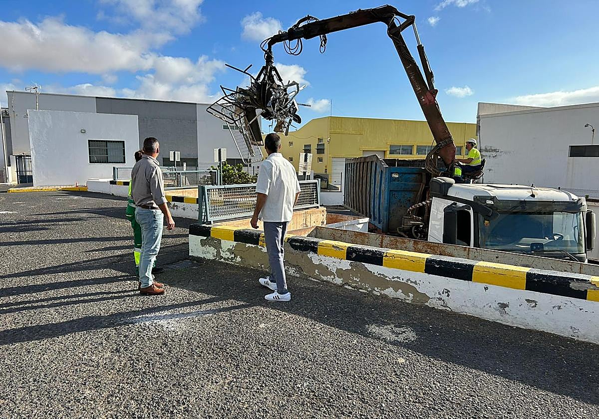 Recogida de enseres.