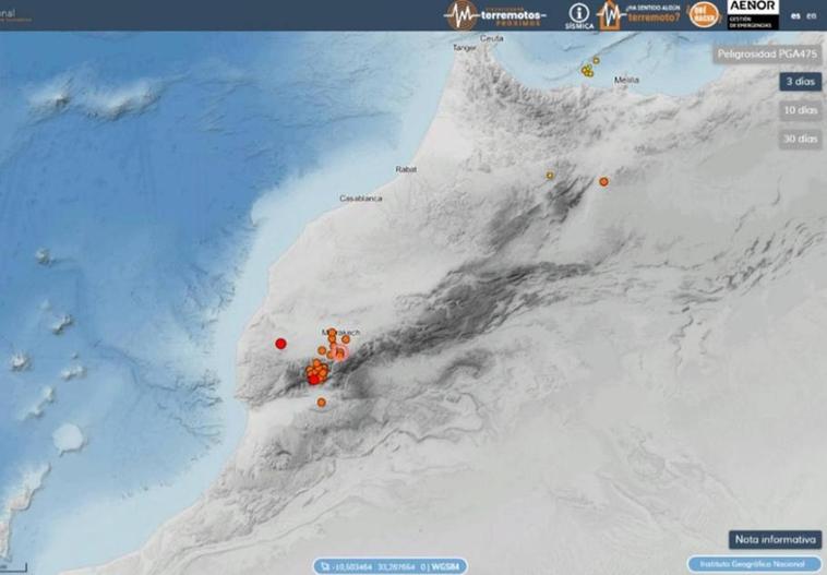 El terremoto de Marruecos se ha dejado sentir en Canarias