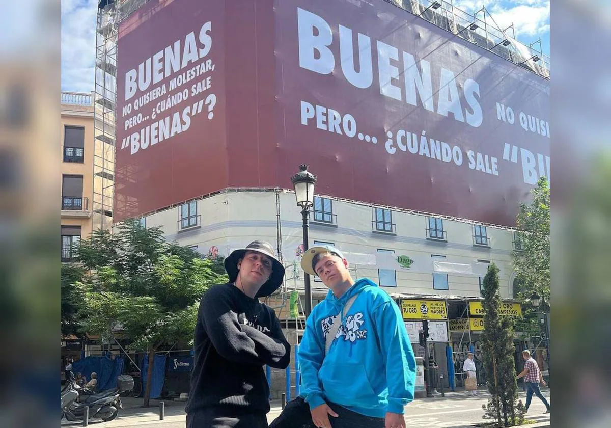 Quevedo viste Madrid con carteles promocionando su próxima canción