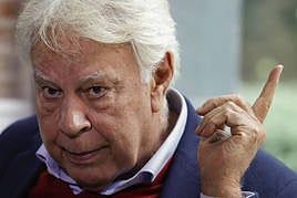 Felipe González en una imagen de archivo.