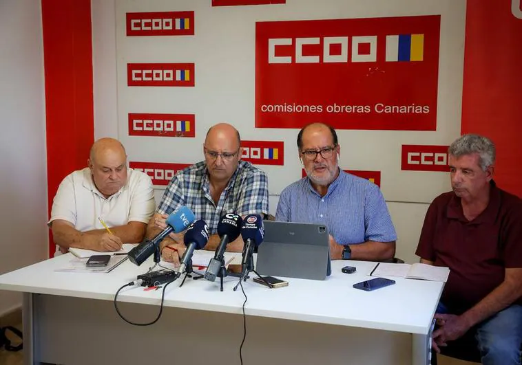 Sindicatos anuncian una convocatoria de huelga en el transporte por carretera de Las Palmas.