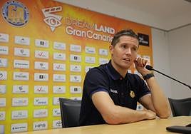 Jaka Lakovic atendió a los medios de comunicación este viernes.