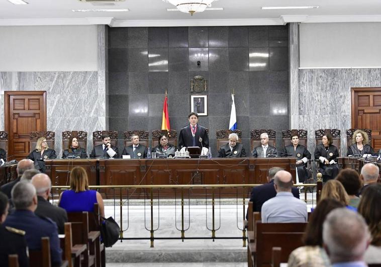 Acto de apertura del año judicial en Canarias, en imágenes