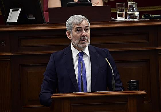 Fernando Clavijo, presidente de CC y del Gobierno de Canarias.