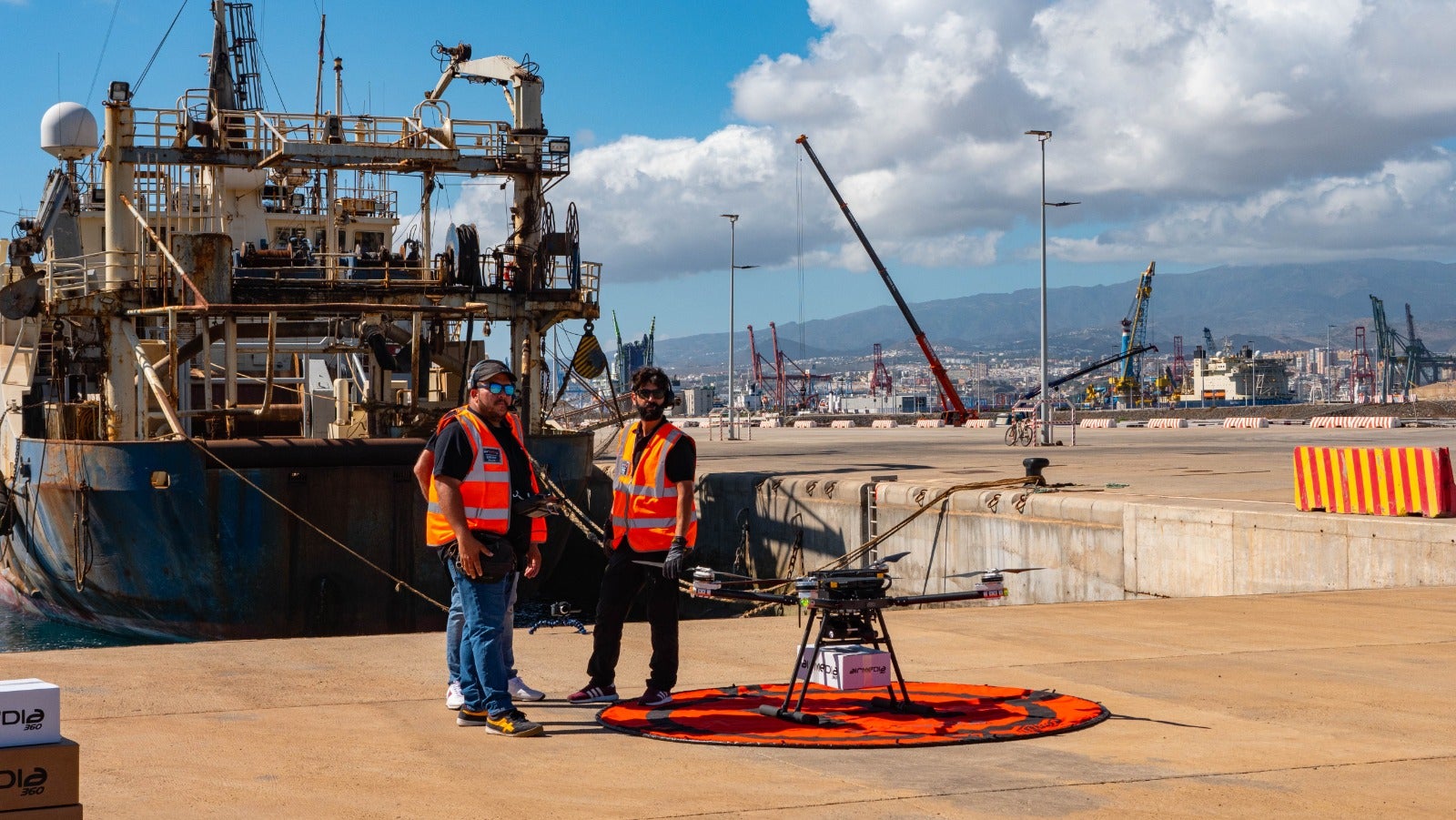 Pruebas finales del proyecto &#039;Transporte con drones en operaciones logístico-portuaria&#039;