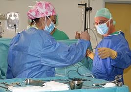 Momento de una intervención.