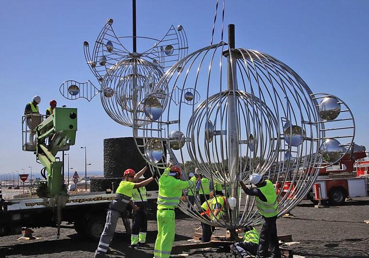 Partes de 'Fobos', de cuando lució en Tahíche.