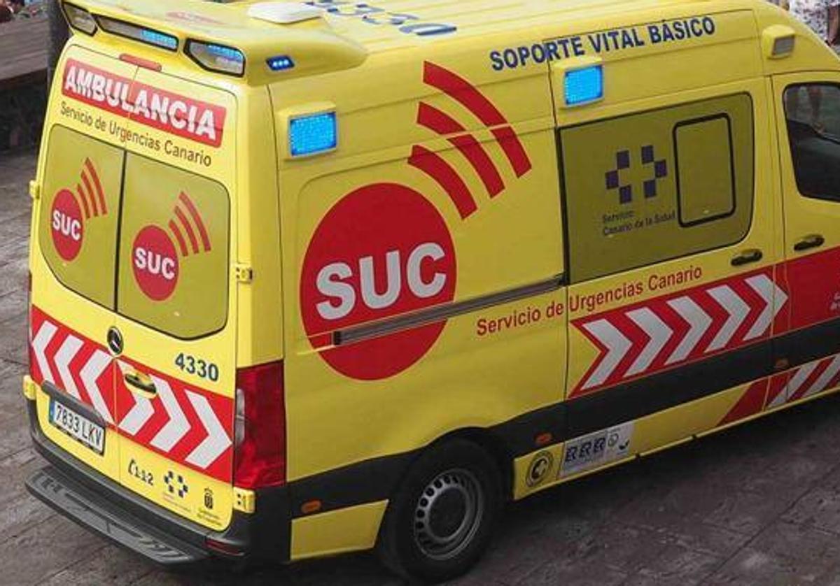 Imagen de archivo de una ambulancia de soporte vital básico.