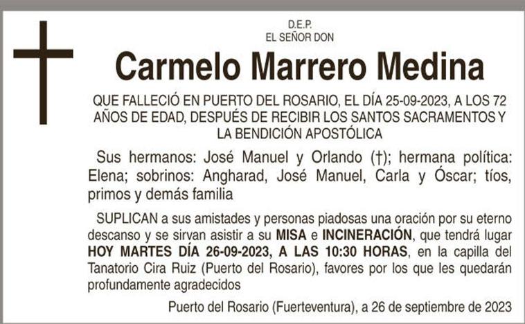 Carmelo Marrero Medina