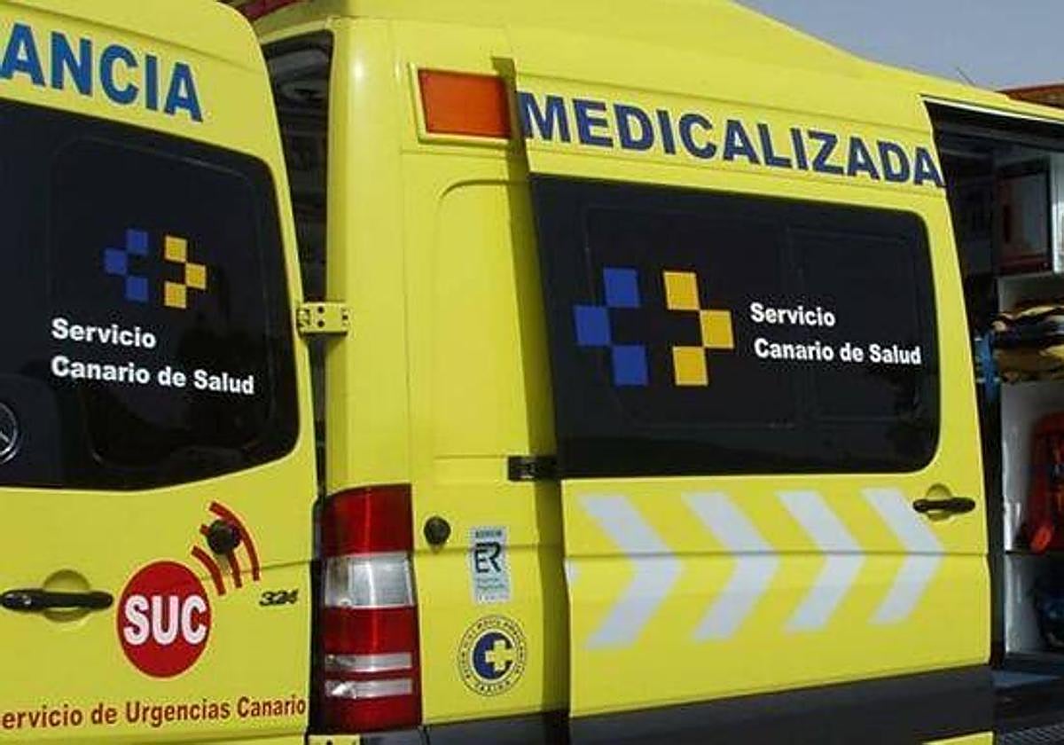 Imagen de una ambulancia del SUC.