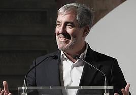El presidente de Canarias, Fernando Clavijo, este jueves durante la jornada organizada por Repsol.