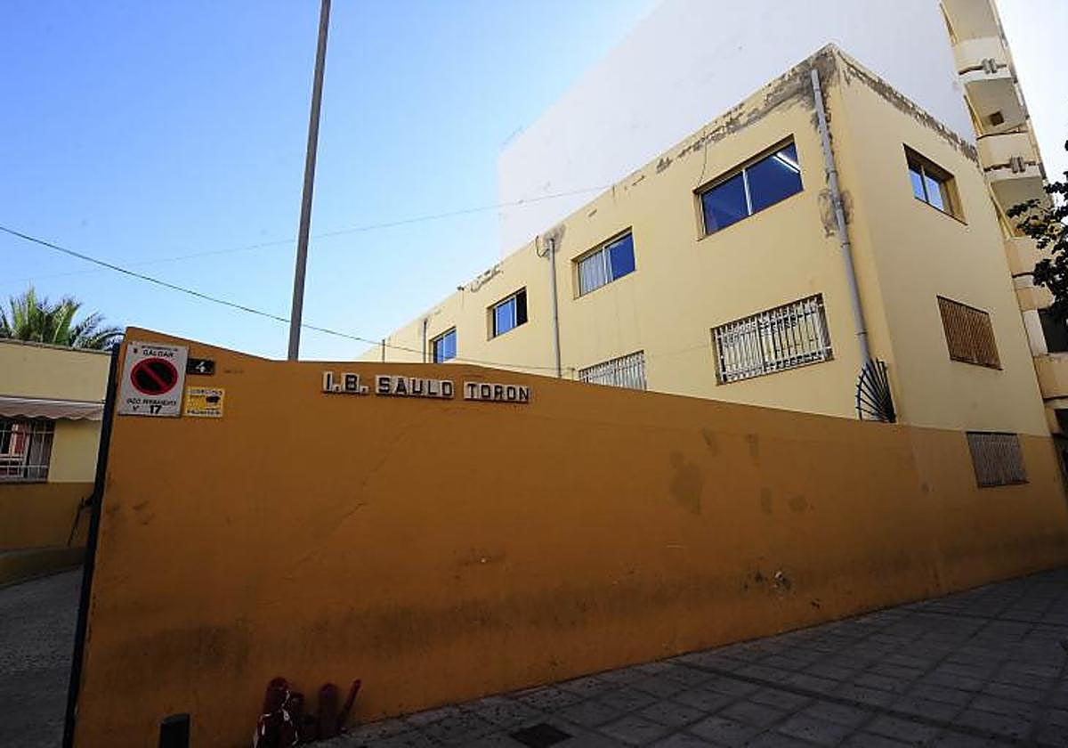 Imagen de archivo del IES Saulo Torón, en el casco de Gáldar.